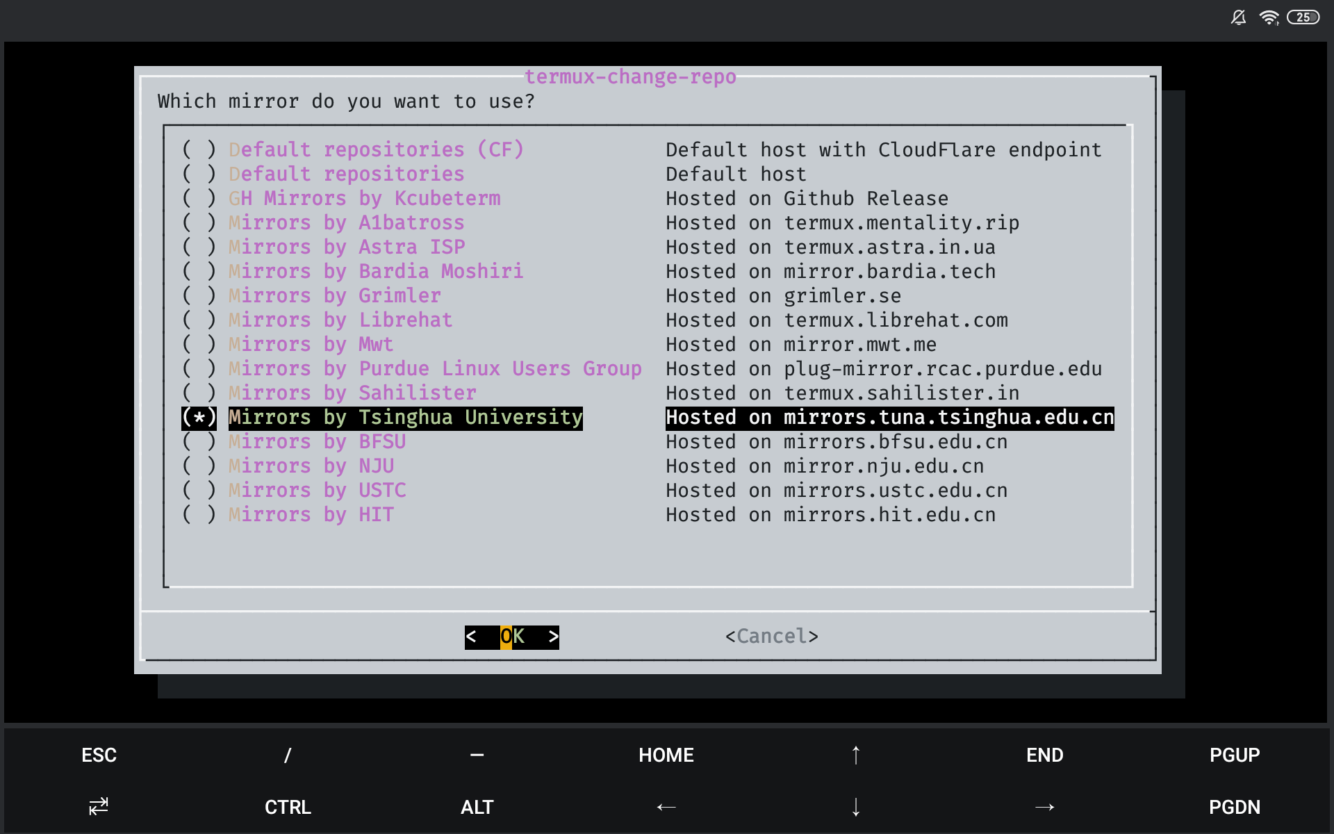 termux-change-repo-mirror